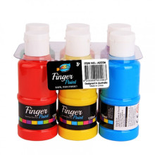 6 * 120ml peinture au doigt